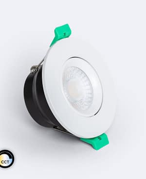 Spot Downlight Ignifuge LED 5-8W Rond Dimmable IP65 Coupe Ø 65 mm Design Ajustable