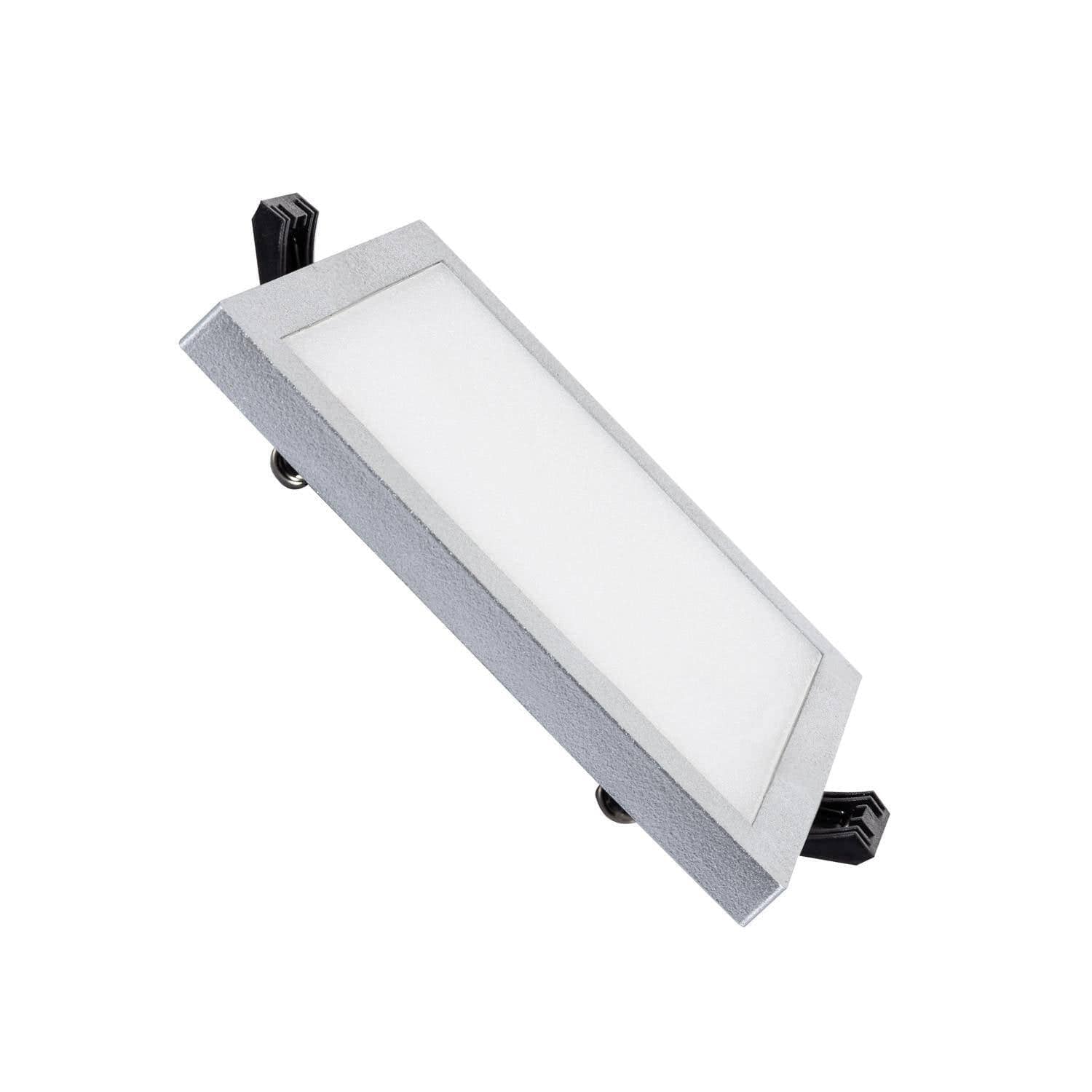 Dalle LED 8W Carrée High Lumen LIFUD Coupe Ø 75mm Argentée – Image 3