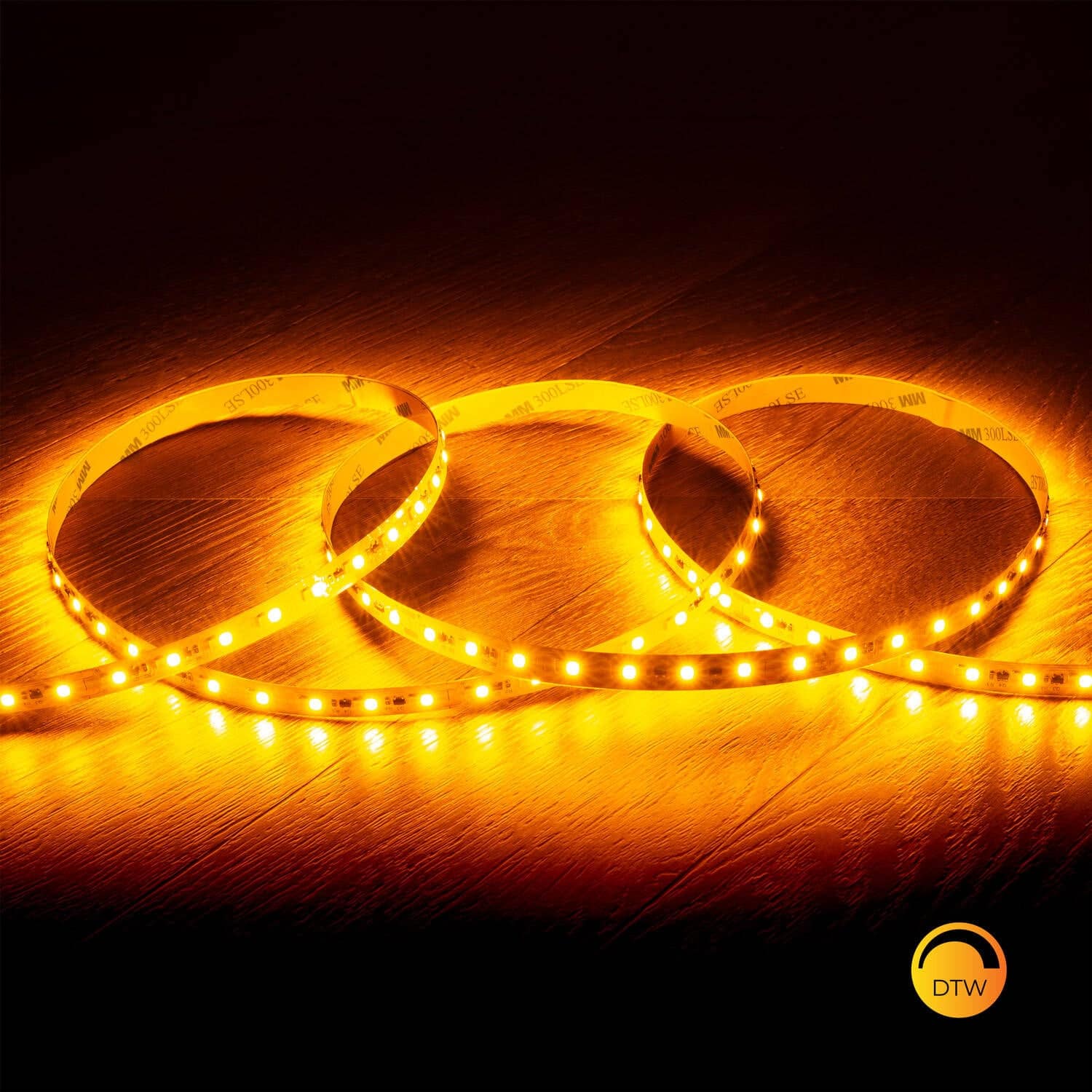 Ruban LED 24V SMD Dim to Warm 140 LED/m 5m 13W/m 1300lm/m Largeur 10mm Coupe 10cm IP20