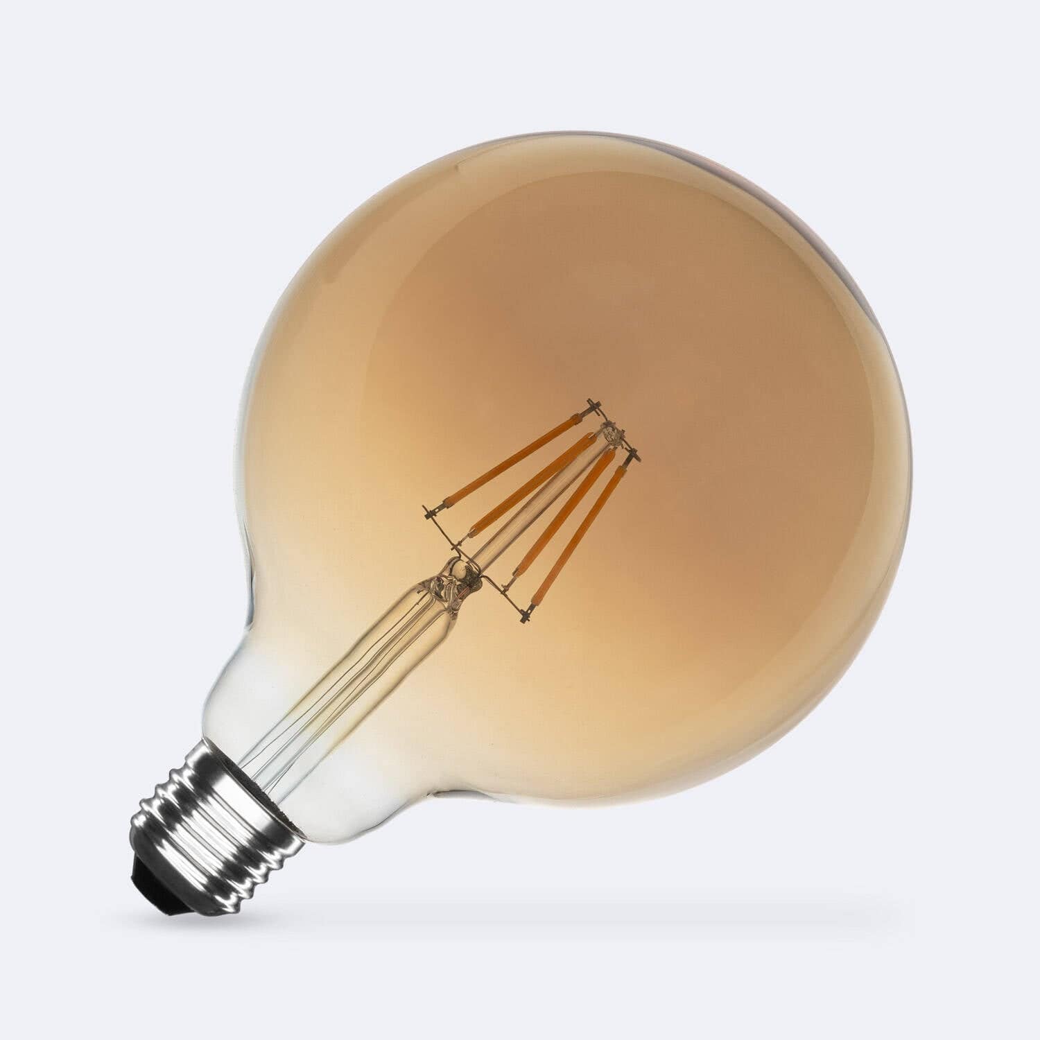 Ampoule LED Filament E27 6W 600 lm G125 Gold – Image 4