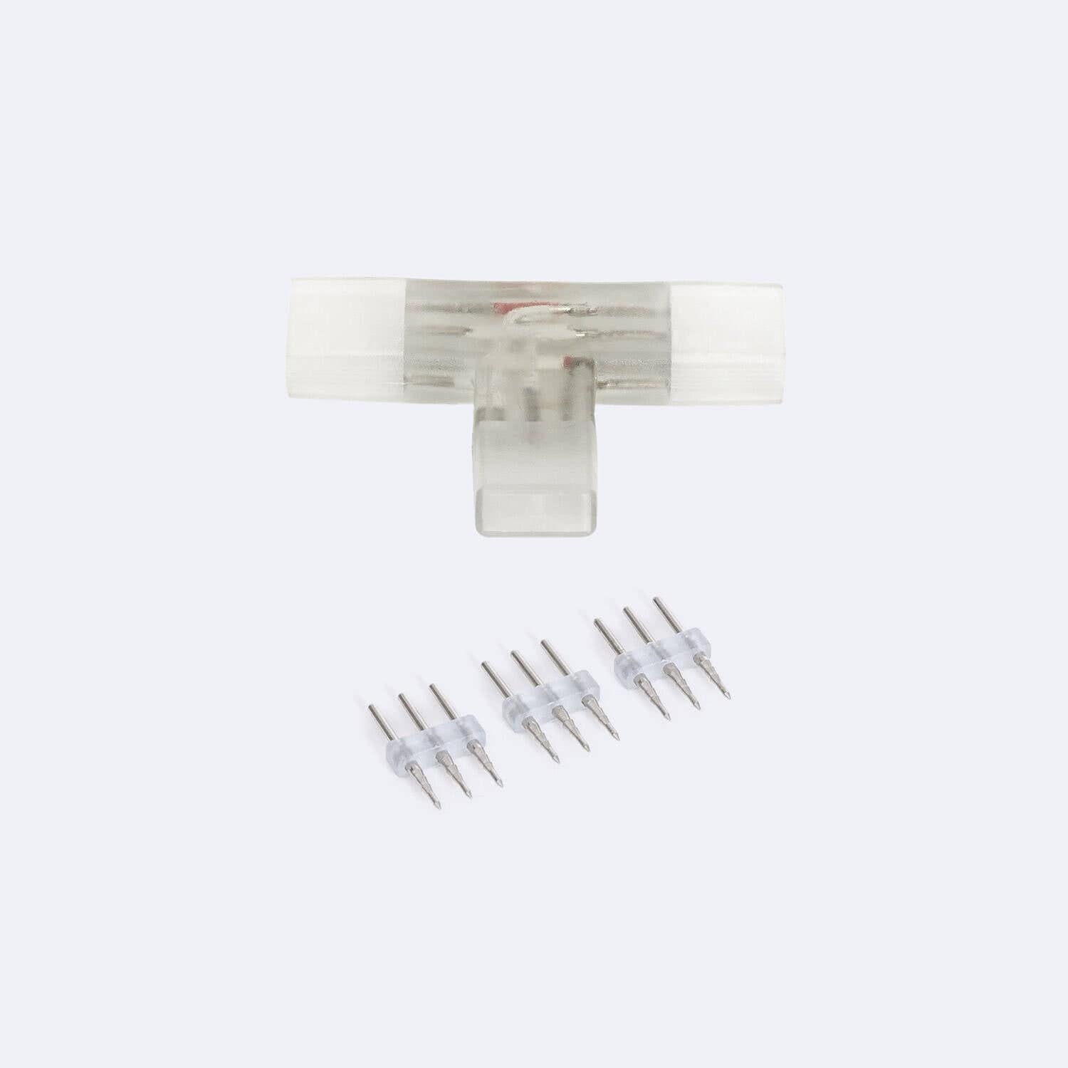 Connecteur Type « T » pour Ruban LED CCT 220V AC Largeur 14 mm