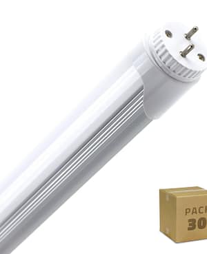 Tube LED T8 G13 150 cm Aluminium Connexion Latérale 22W 120lm/W (Pack 30 un)