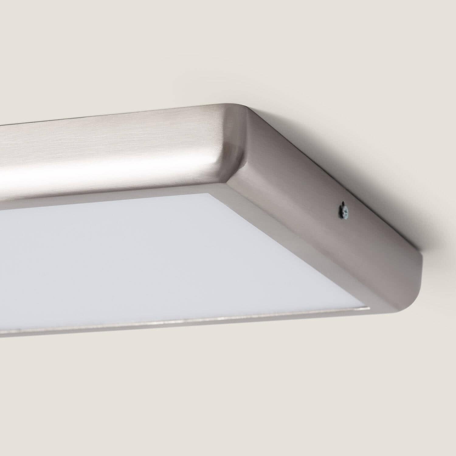 Plafonnier LED Carré 24W Métal Design Silver 300x300mm – Image 8