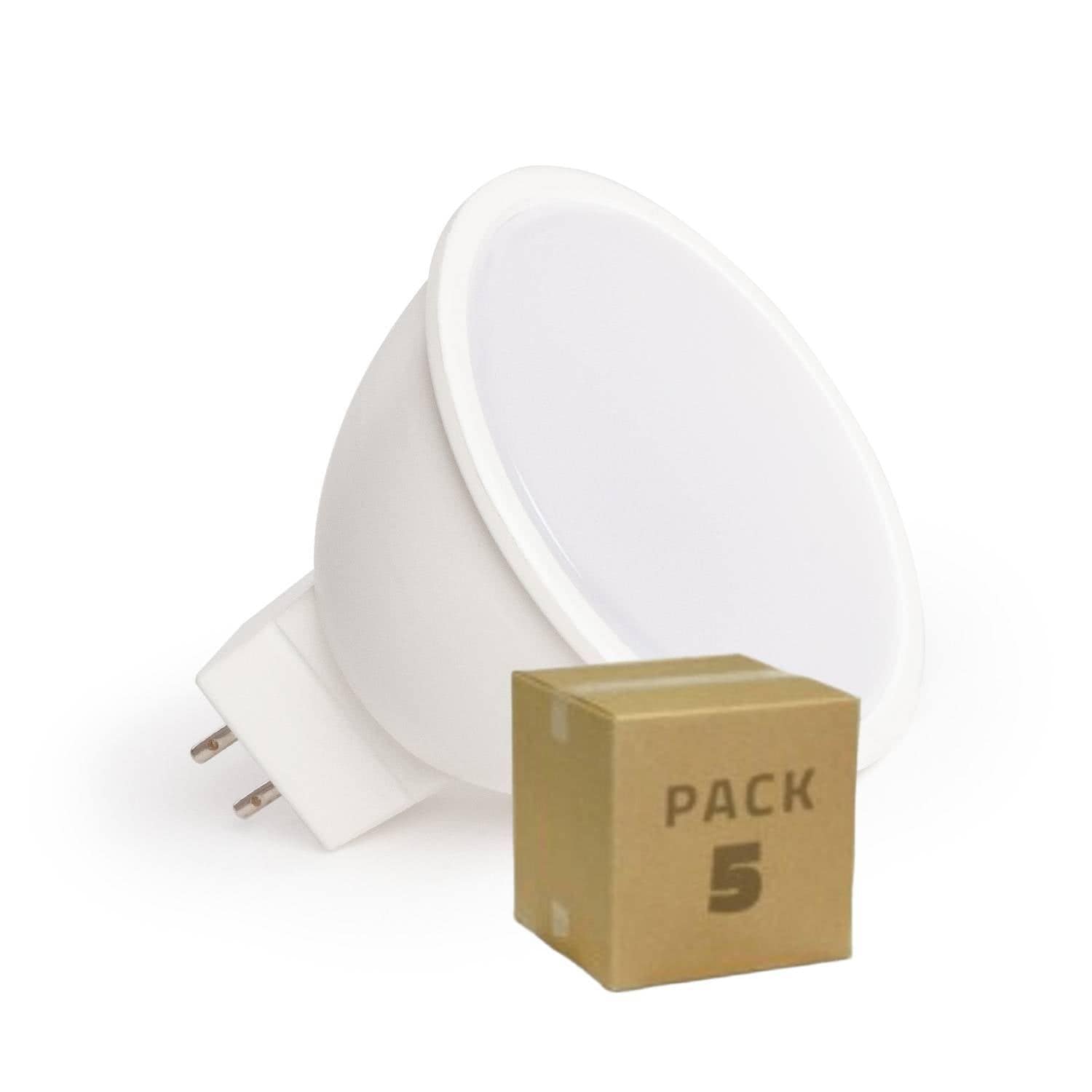 Pack de 5 Ampoules LED GU5.3 6W 550 lm MR16 – Image 4