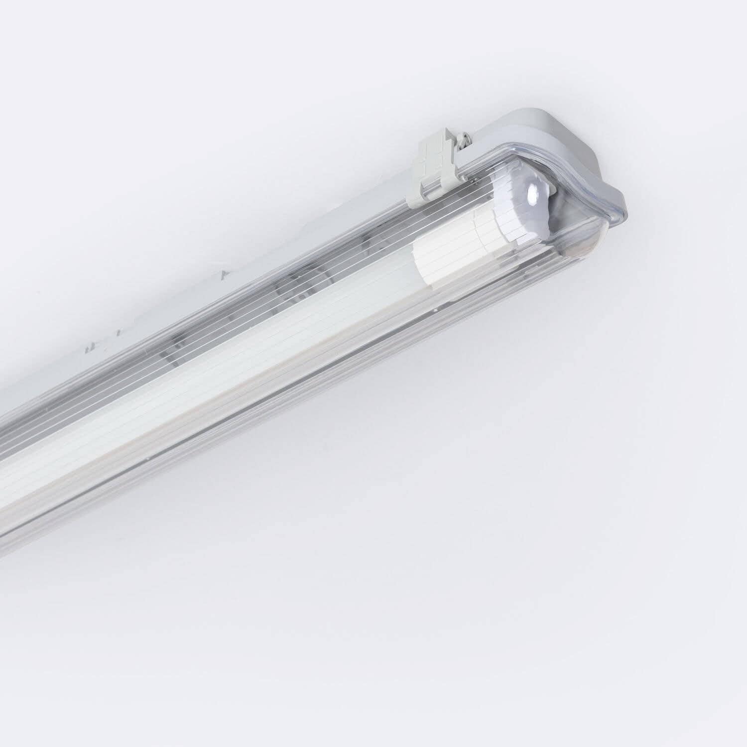 Réglette Étanche 150cm IP65 avec Tube LED Cristal 22W 140lm/W