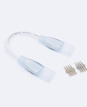 Connecteur Double avec Câble pour Ruban LED RGB 220V AC SMD IP65