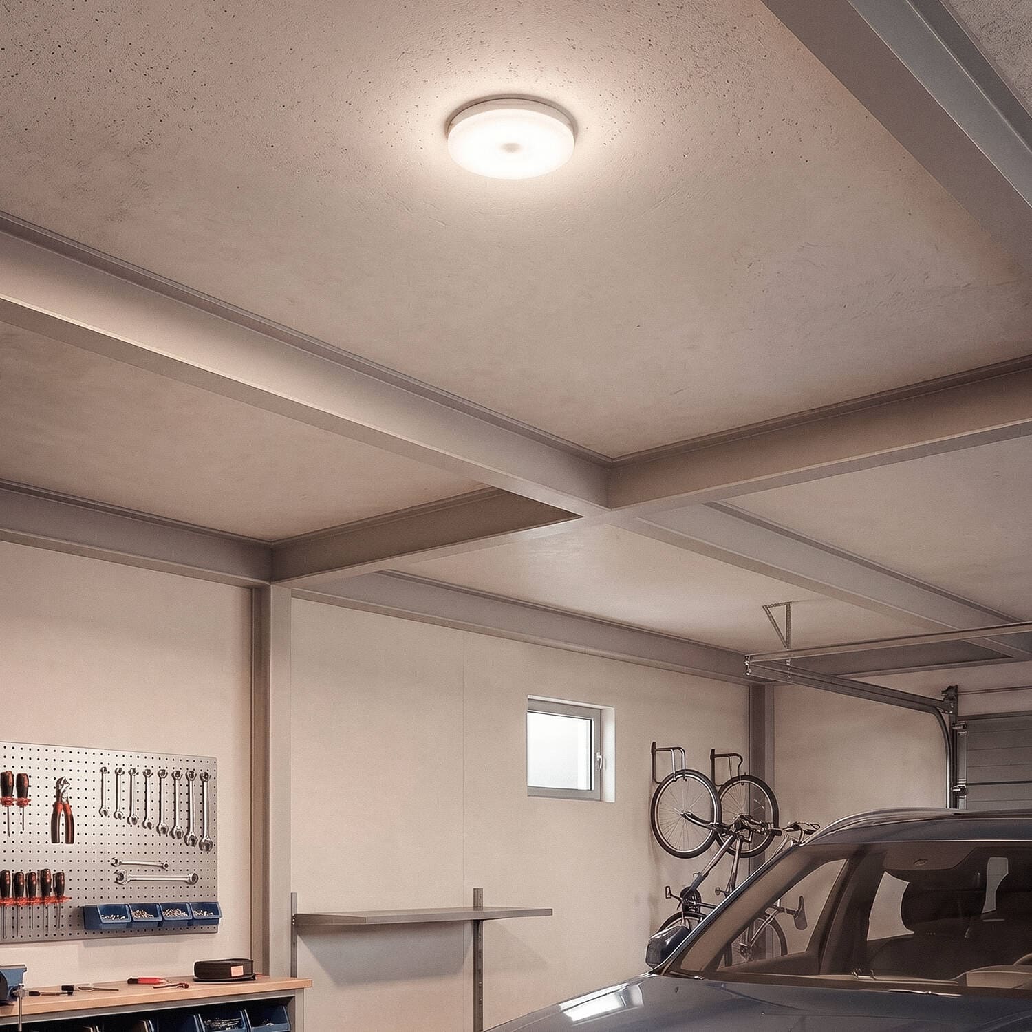 Plafonnier LED 12W Ø216 mm No Flicker avec Détecteur de Présence PIR et Crépusculaire – Image 4