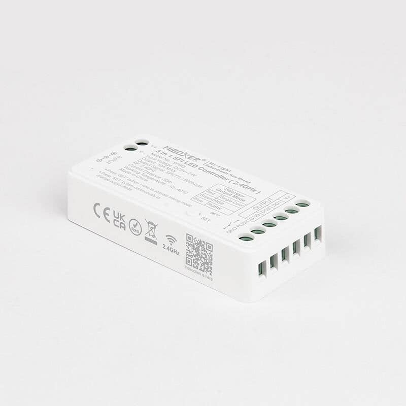 Contrôleur Digital SPI 3-en-1 pour Ruban LED Digital Monochrome/RGB/RGBW MiBoxer SPIR3