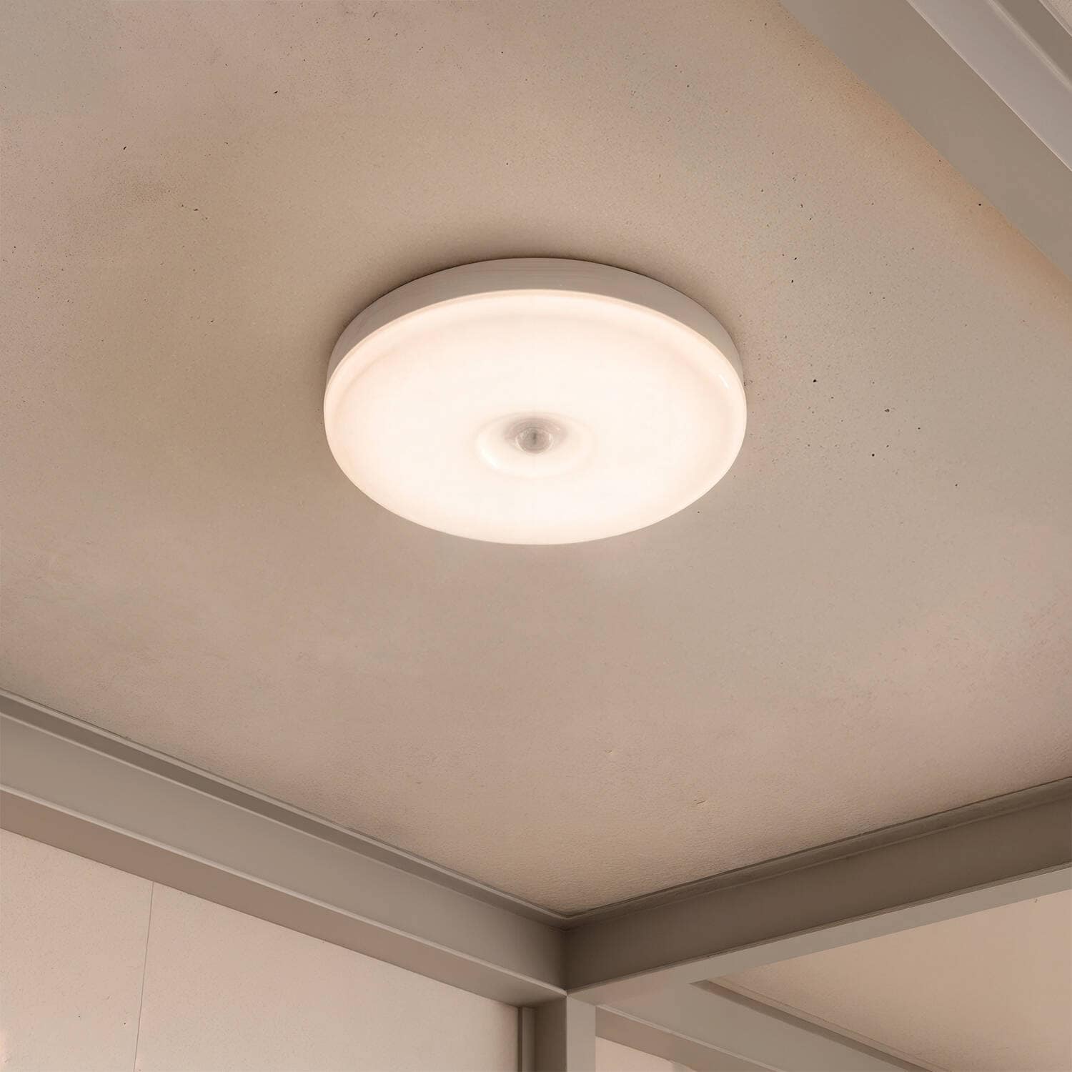 Plafonnier LED 12W Ø216 mm No Flicker avec Détecteur de Présence PIR et Crépusculaire