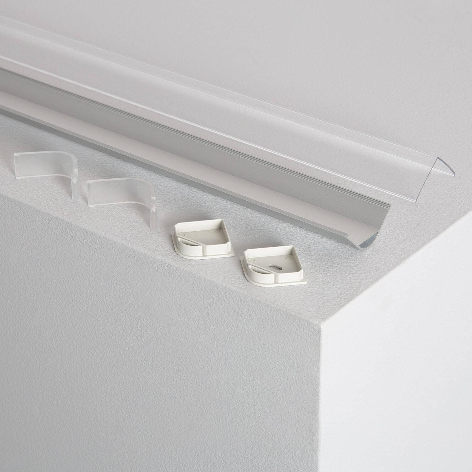 Profilé Aluminium Angle Triangulaire 2m pour Ruban LED jusqu'à 20mm – Image 5