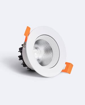Spot Downlight LED 5W Rond COB CRI90 Coupe Ø 70 mm