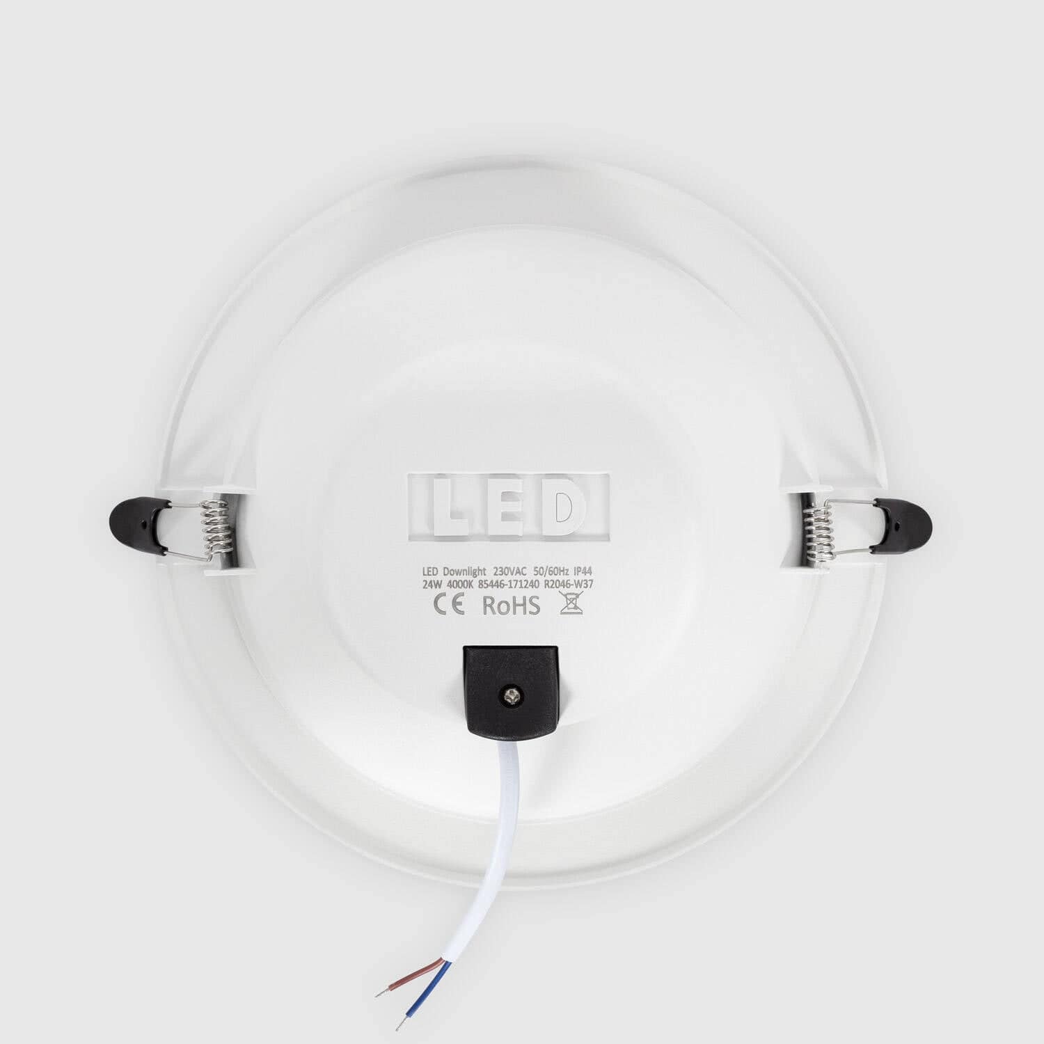 Downlight LED 24W Rond LUX CRI90 Coupe Ø 200 mm IP44 – Image 6