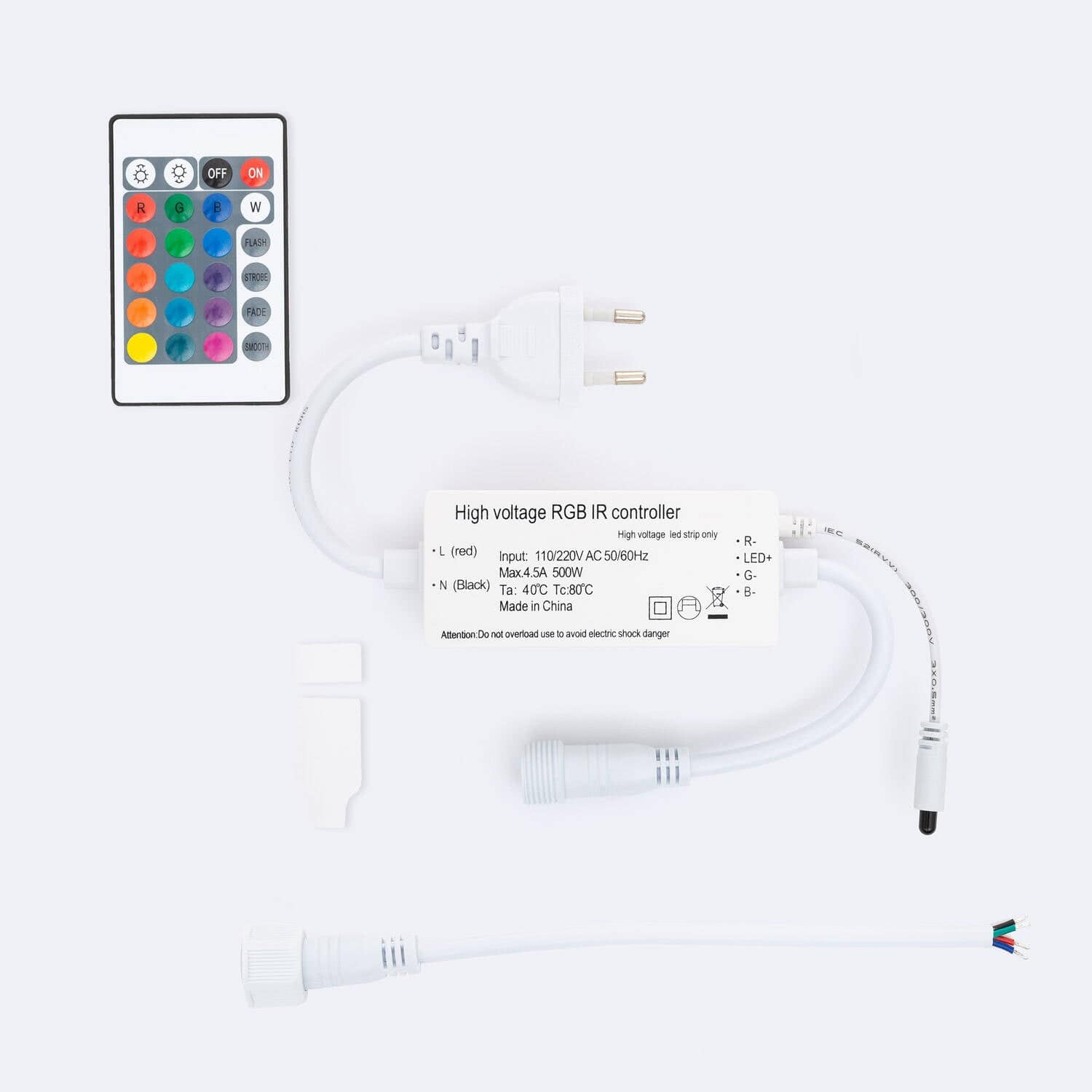 Gaine LED Ronde RGB de 36 LED/m et IP65 alimenté en 220V AC – Image 3