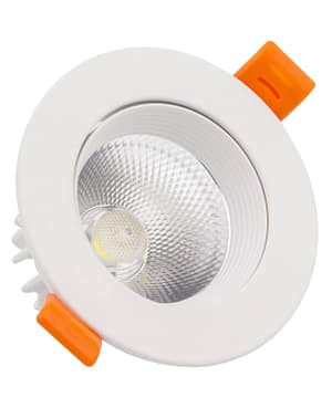 Spot Downlight LED 9W Rond COB CRI90 Coupe Ø 90 mm