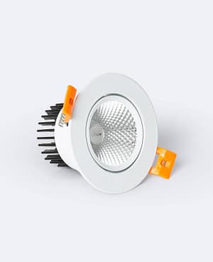 Spot Downlight LED 7W Rond COB CRI90 Coupe Ø 70 mm