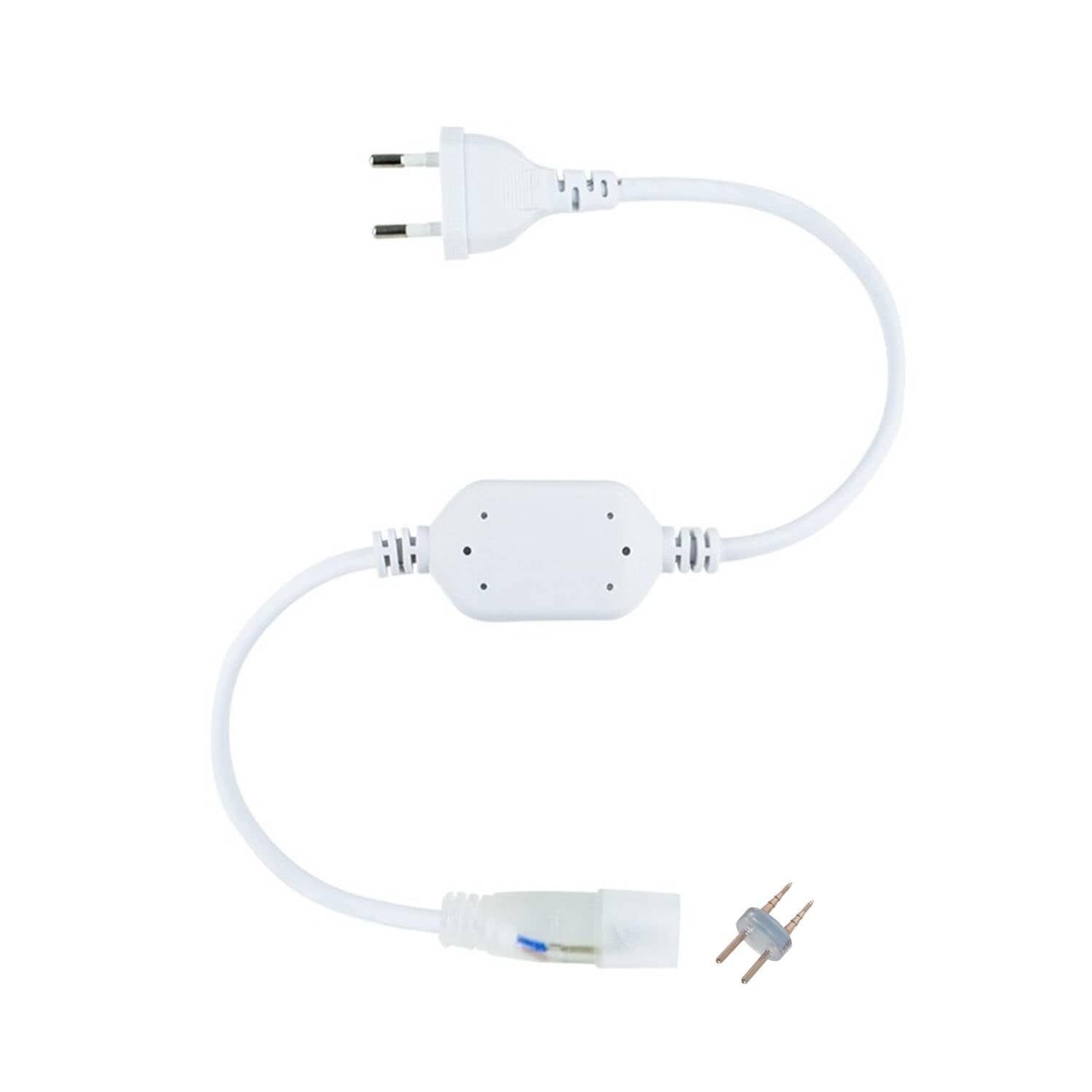 Câble Rectificateur pour Néon LED Flexible 360º Rond Monochrome