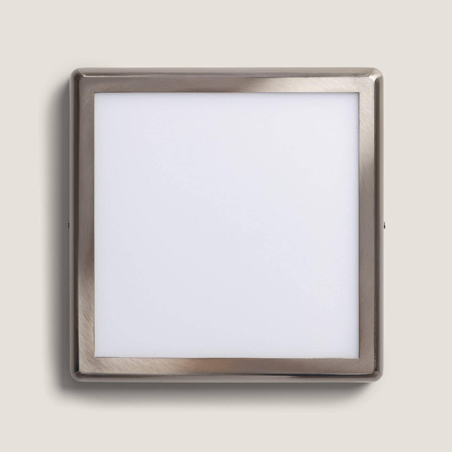 Plafonnier LED Carré 24W Métal Design Silver 300x300mm – Image 4
