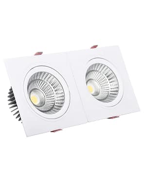 Spot Downlight LED 20W Rectangulaire Madison Coupe 205x90 mm