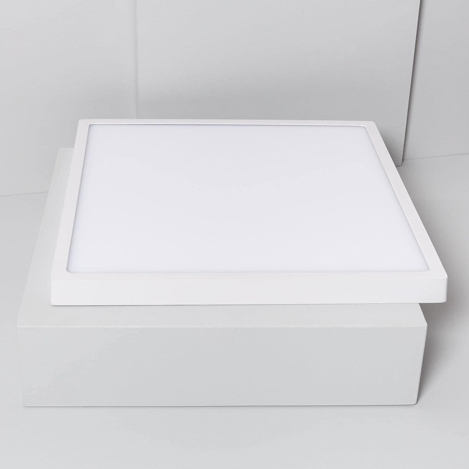 Plafonnier LED Carré 30W Extra-Plat CCT Sélectionnable 400x400 mm – Image 7