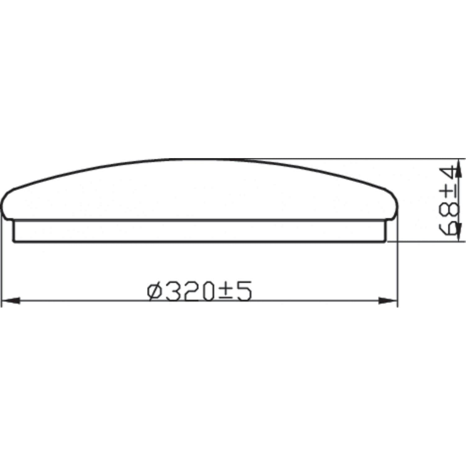 Plafonnier LED PHILIPS IP44 Canopus 20W – Image 3