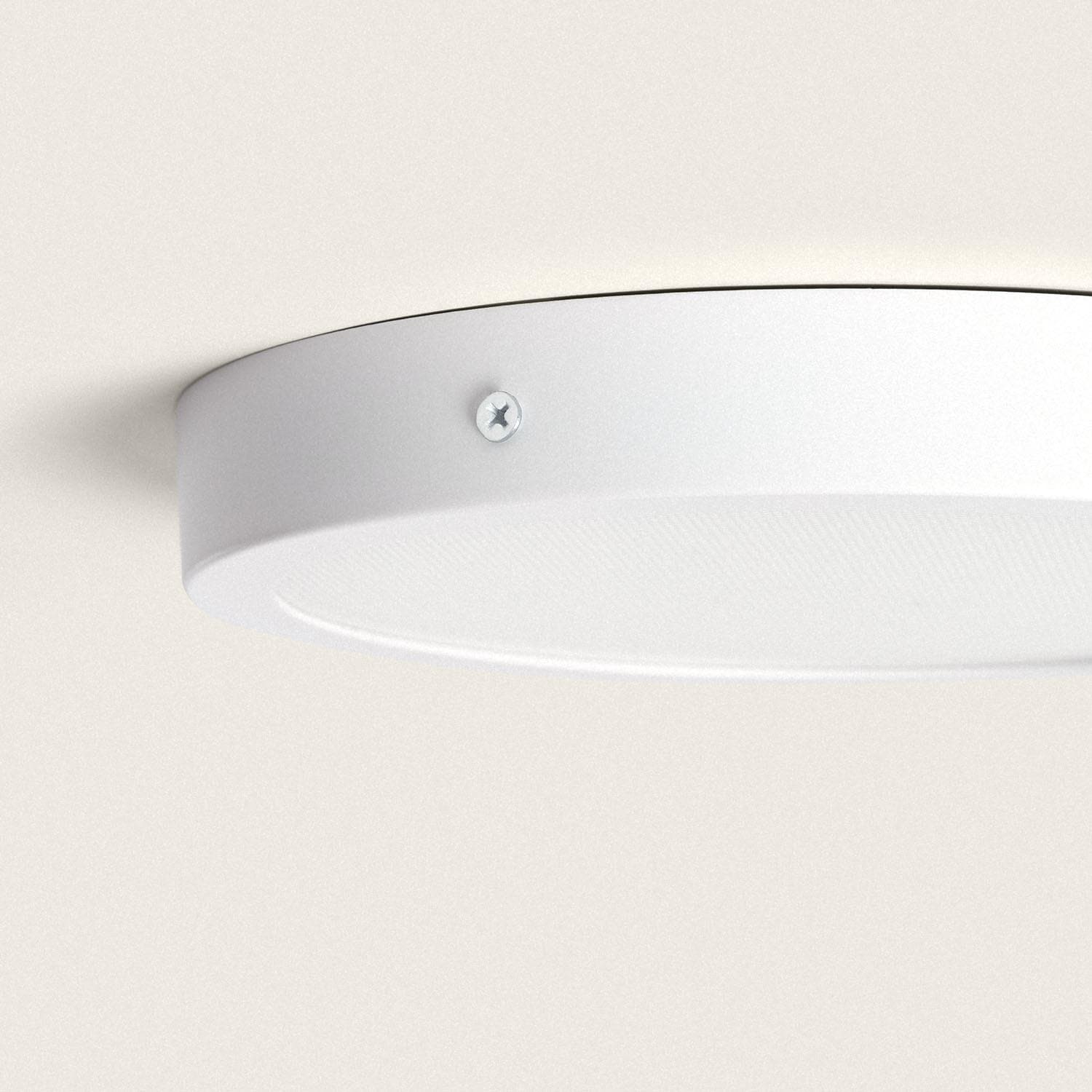 Plafonnier LED Rond 18W Extra-Plat (CRI90) Microprismatique CCT Sélectionnable (UGR17) Ø205 mm – Image 2