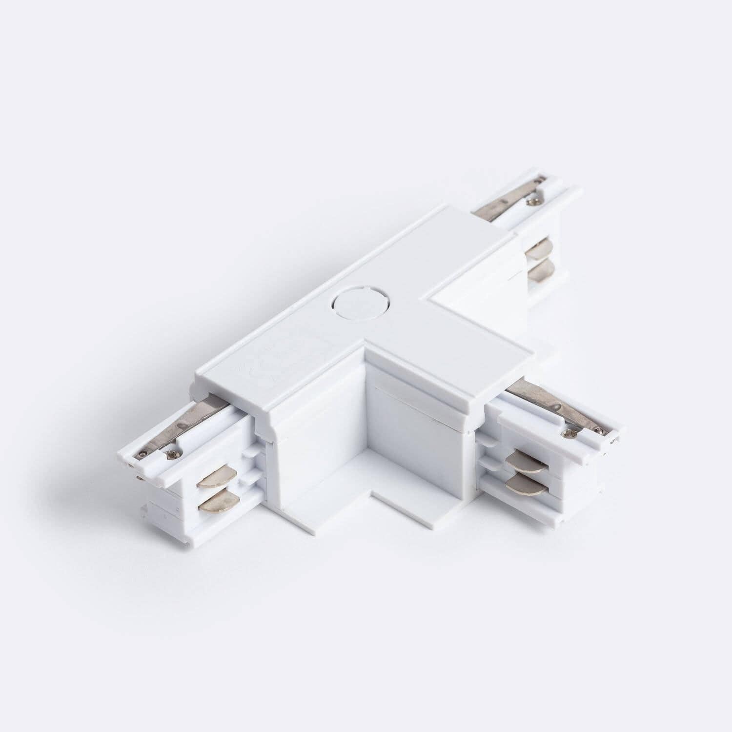 Connecteur 'Left Side'  Type T pour Rail Triphasé Borgia Encastré Aluminium