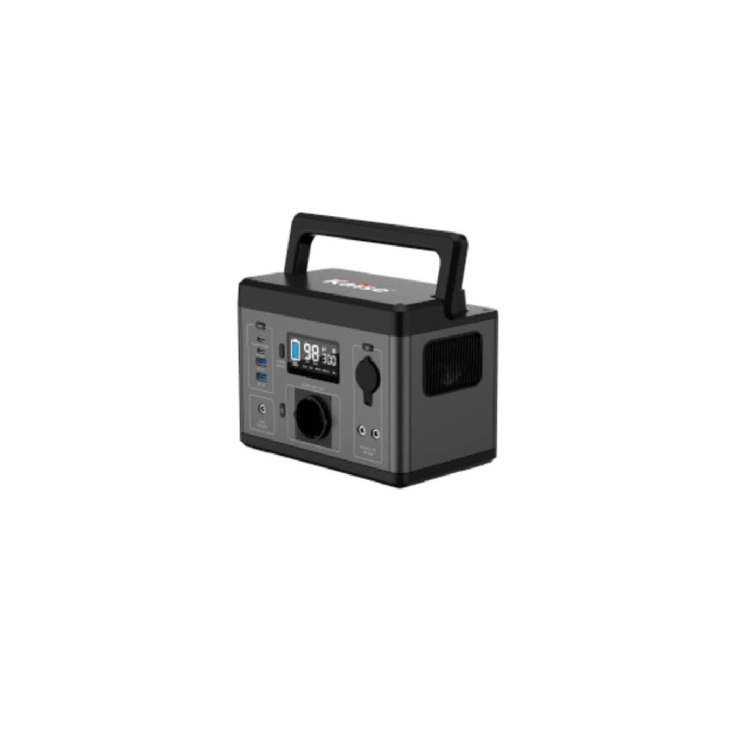Générateur de batterie portable avec alimentation par onduleur, sortie Schuko et USB Série KP