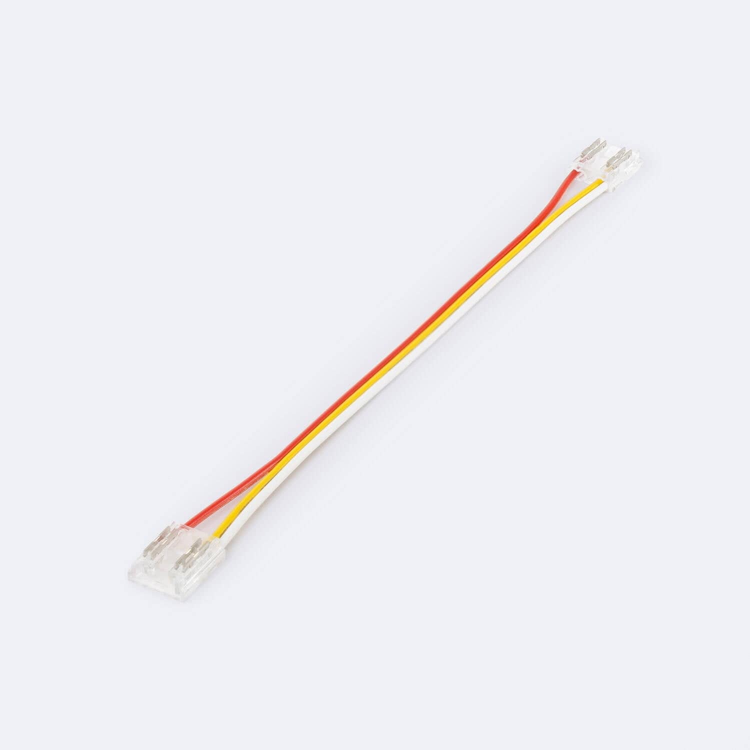 Connecteur Double avec Câble pour Ruban LED CCT 24V DC COB IP20 Largeur 10mm