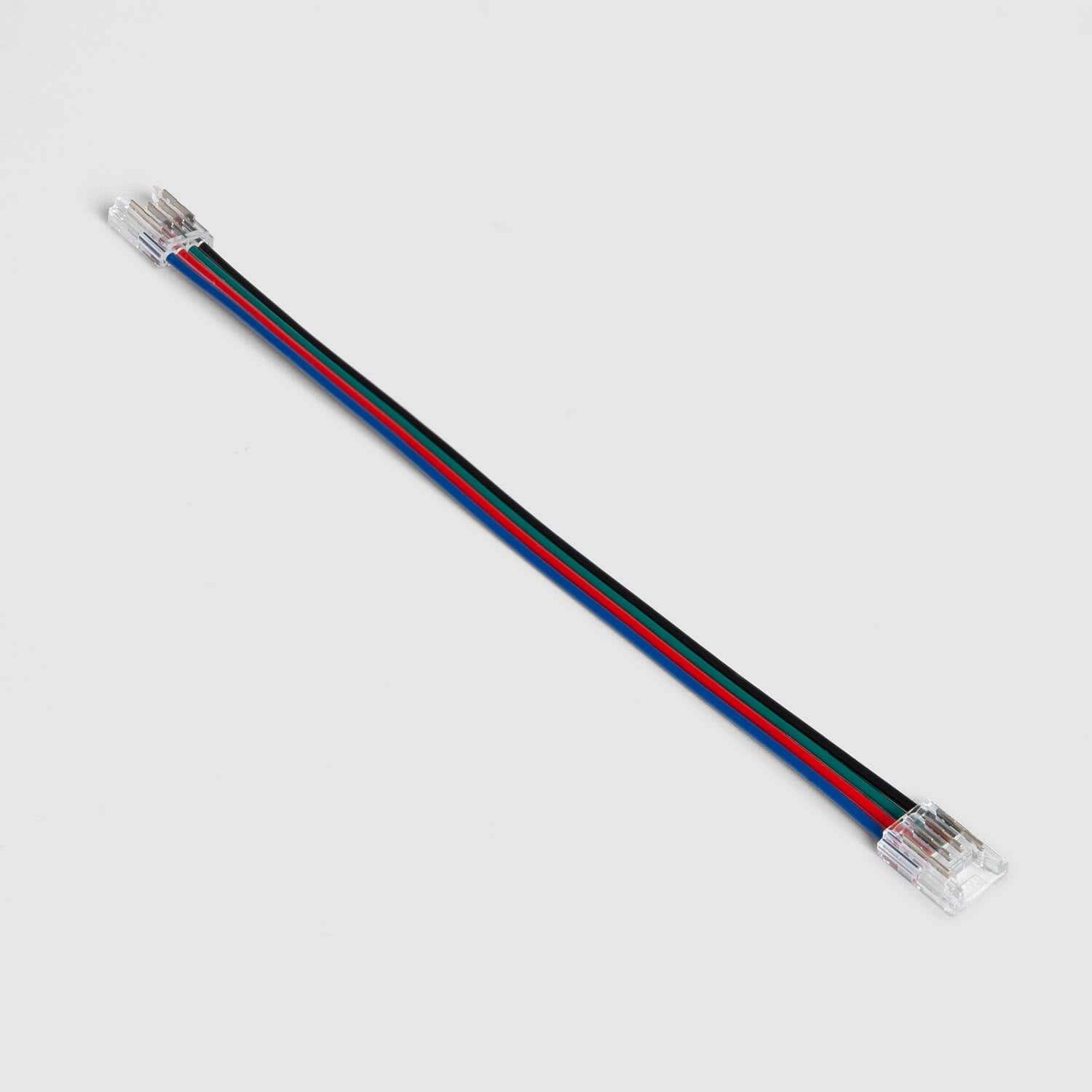 Connecteur pour Ruban LED 24V RGB SMD Largeur 8mm IP20 Double avec Câble