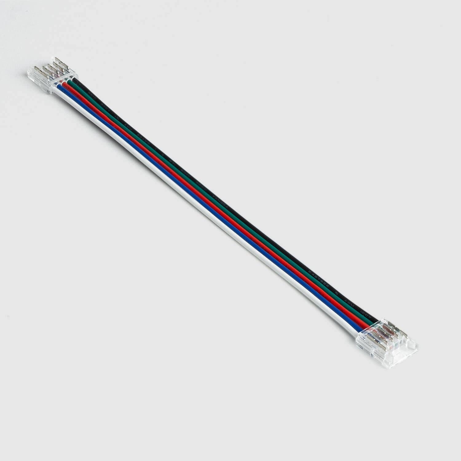 Connecteur pour Ruban LED 24V RGBW SMD Largeur 10mm IP20 Double avec Câble