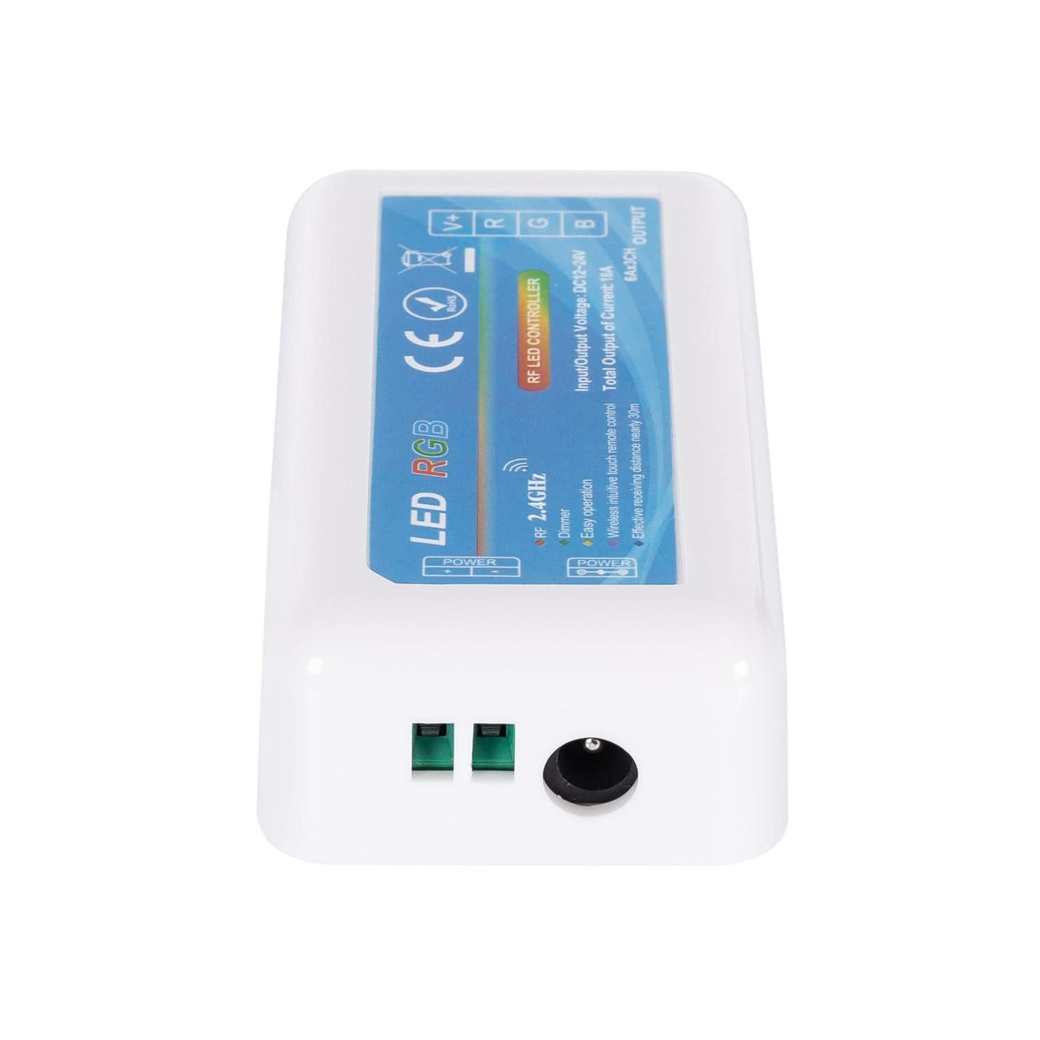 Contrôleur RGB 12/24V DC avec Télécommande RF 4 Zones – Image 2
