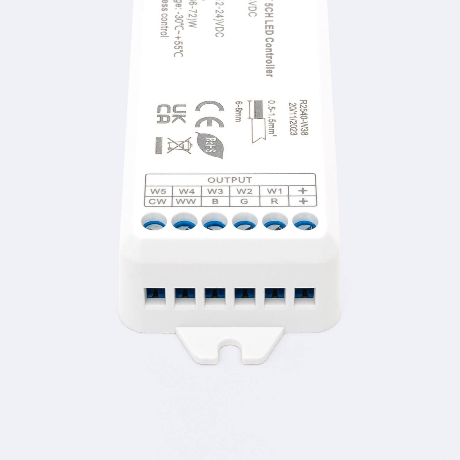 Contrôleur Ruban LED RGB+CCT 12-24V SKYDANCE V5-M Compatible avec Télécommande RF – Image 4