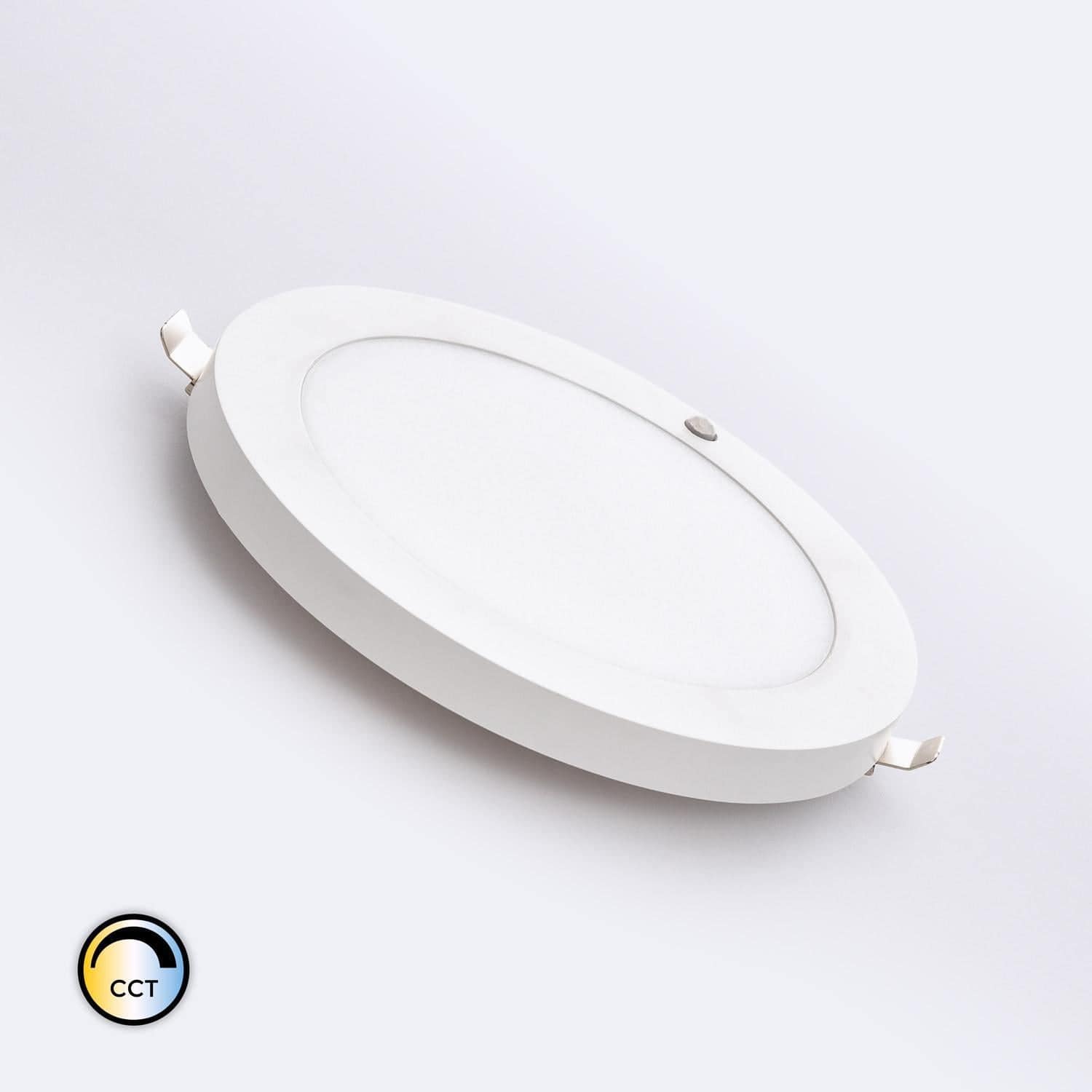 Dalle LED 18W CCT Sélectionnable Ronde avec Détecteur PIR Coupe Ajustable Ø50-170 mm – Image 3