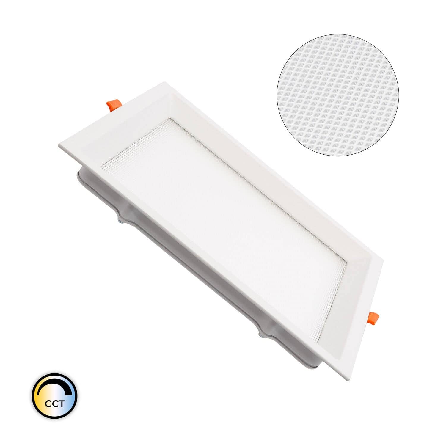 Dalle LED 26W Carrée CCT Sélectionnable Microprismatique LIFUD Coupe 150x150 mm – Image 6