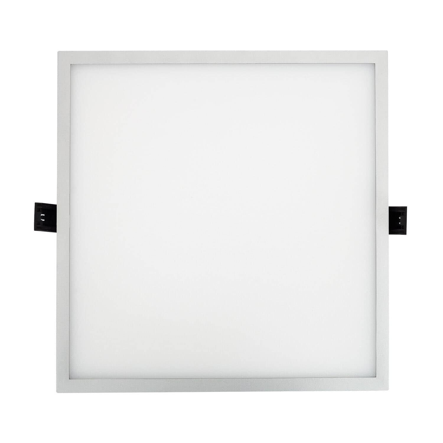 Dalle LED 30W Carrée High Lumen LIFUD Coupe Ø 200 mm Argentée – Image 2