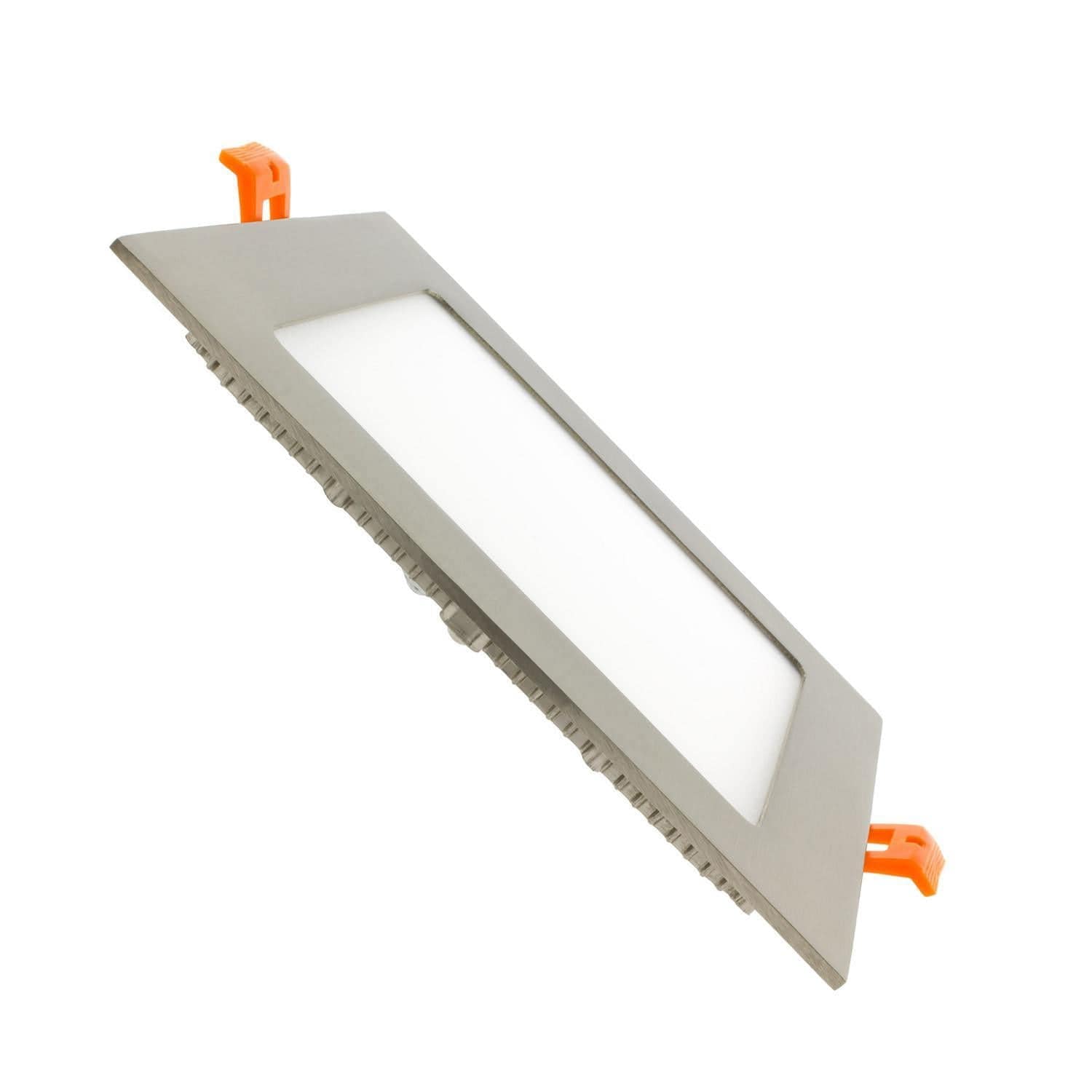 Dalle LED Carrée Extra-Plate 12W LIFUD Coupe 152x152mm Argentée – Image 3