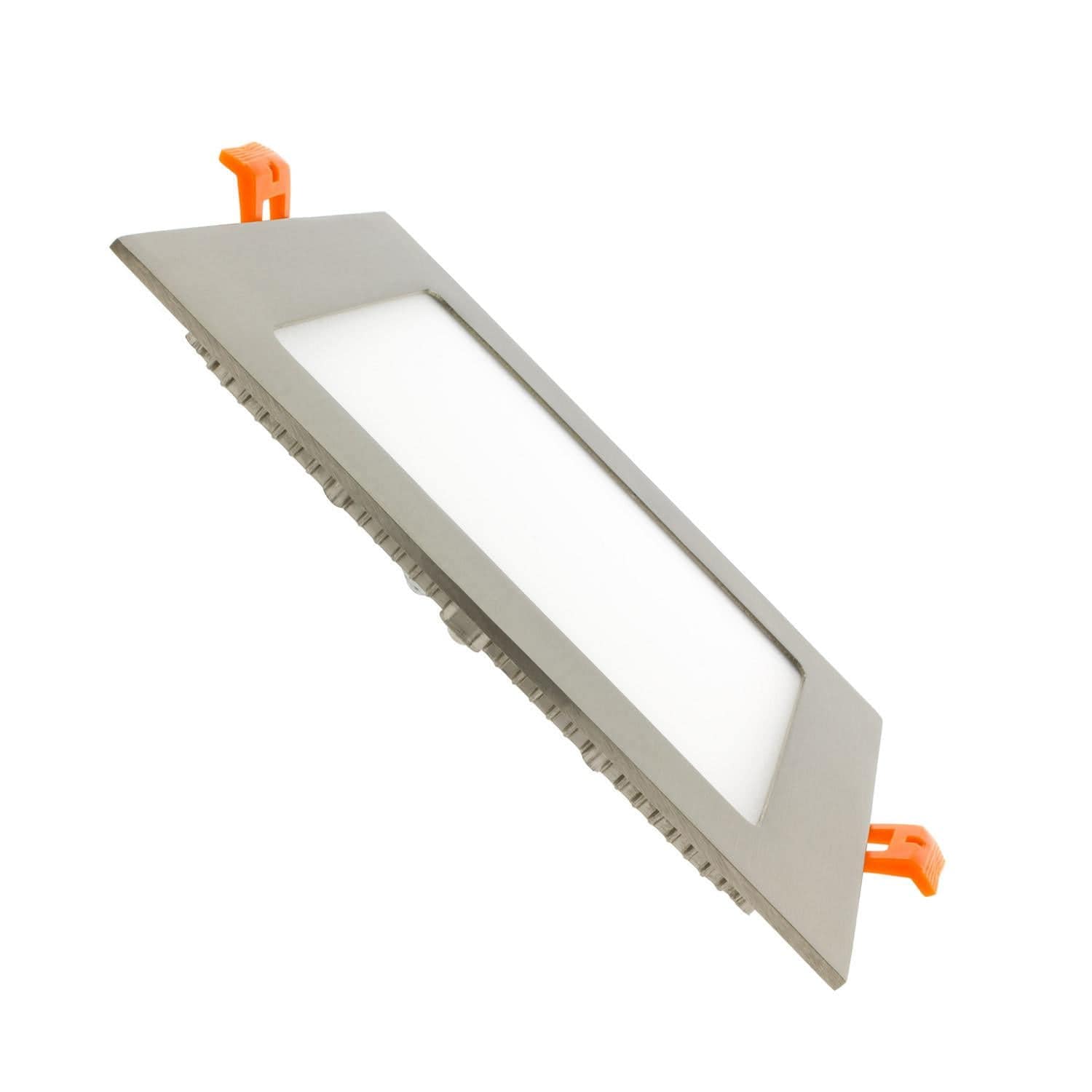 Dalle LED Carrée Extra-Plate 12W LIFUD Coupe 152x152mm Argentée – Image 8