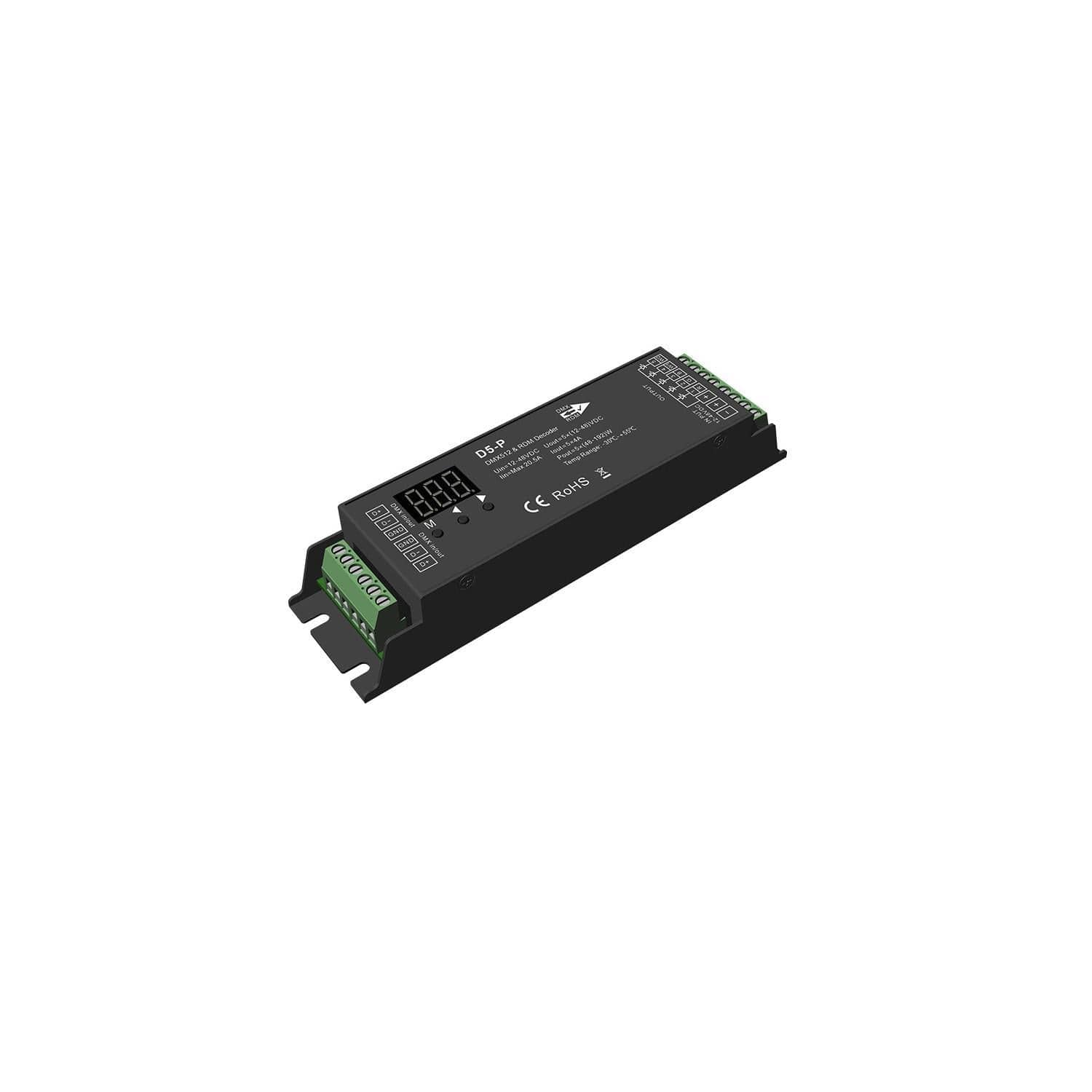Décodeur DMX512 et RDM 5 Canaux 12-48V SKYDANCE D5-P – Image 2