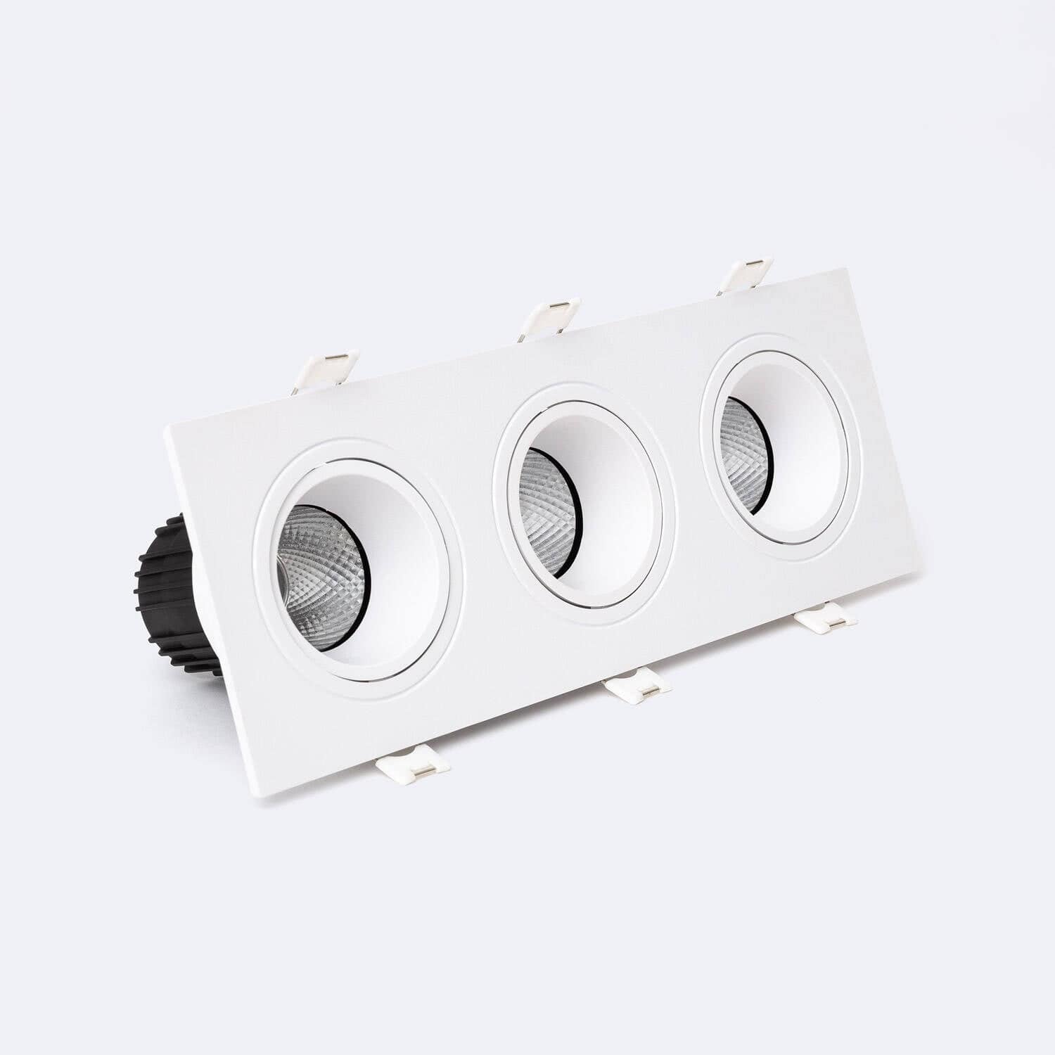 Downlight Carré Inclinable LED 21W Dimmable Coupe 235x75 mm