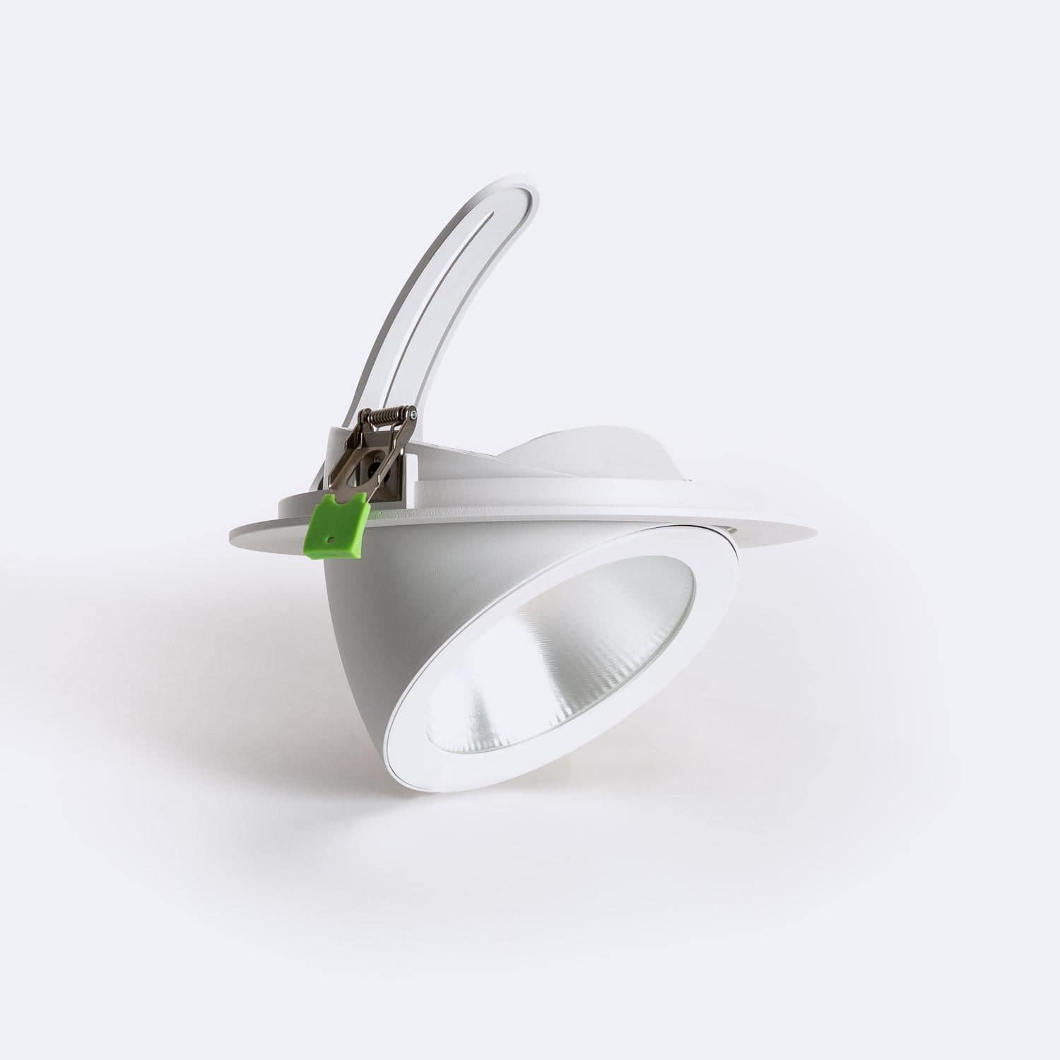 Downlight LED 60W Rond Orientable Chip OSRAM 120 lm/W LIFUD Coupe Ø 200 mm