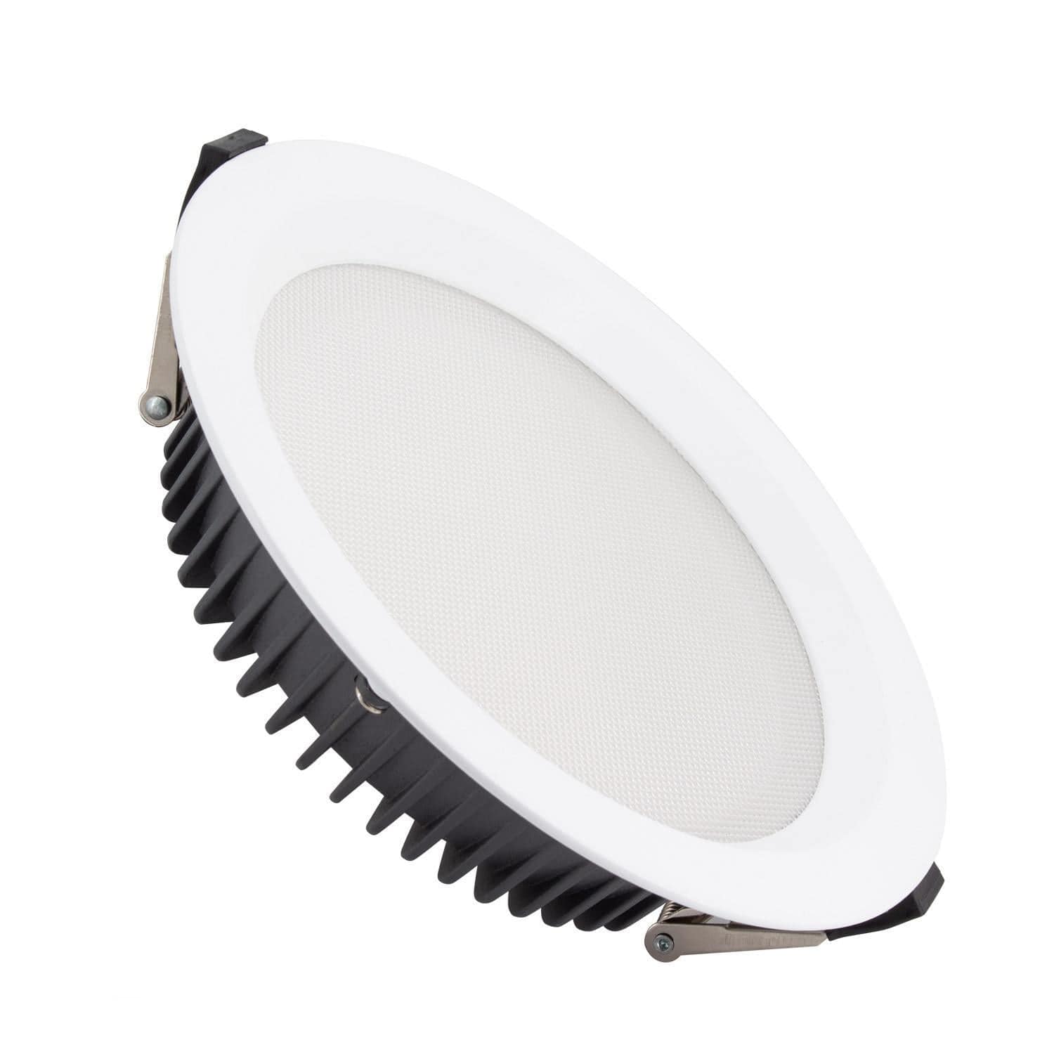 Downlight LED 60W Rond SAMSUNG Aero 130 lm/W Microprismatique LIFUD Coupe Ø 200 mm