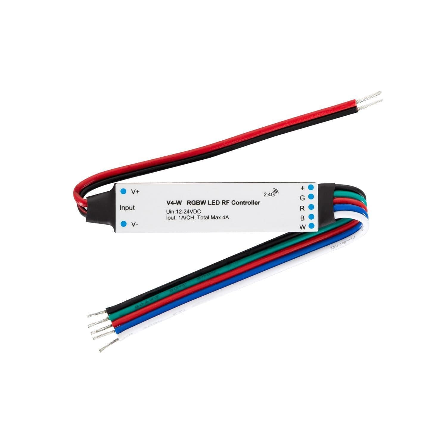 Contrôleur Ruban LED RGBW 12/24V SKYDANCE V4-W Compatible avec Télécommande RF – Image 2