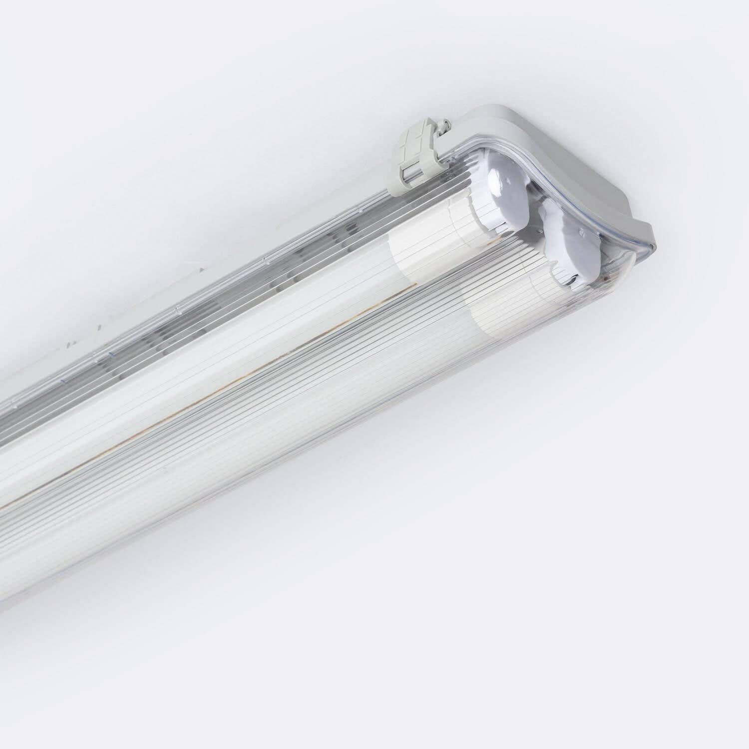 Réglette Étanche 150 cm IP65 avec deux Tubes LED Cristal 22W 140lm/W