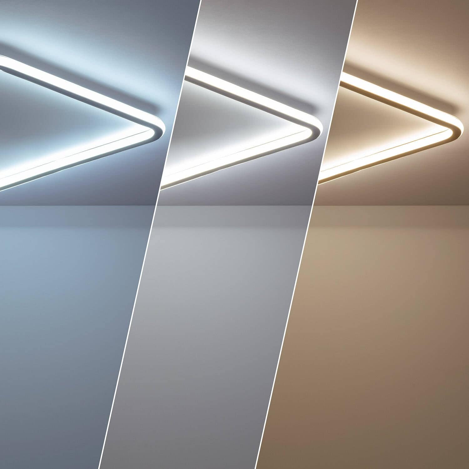 Plafonnier LED 40W Carré Aluminium 610x610 mm CCT sélectionnable Allharo – Image 4