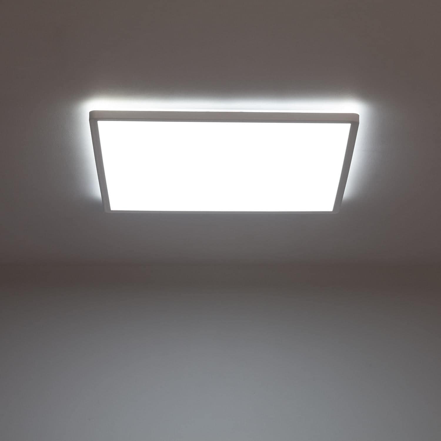Plafonnier LED Carré Variation par Paliers 3 Niveaux SwitchDimm 24W Double Face 420x420mm – Image 8