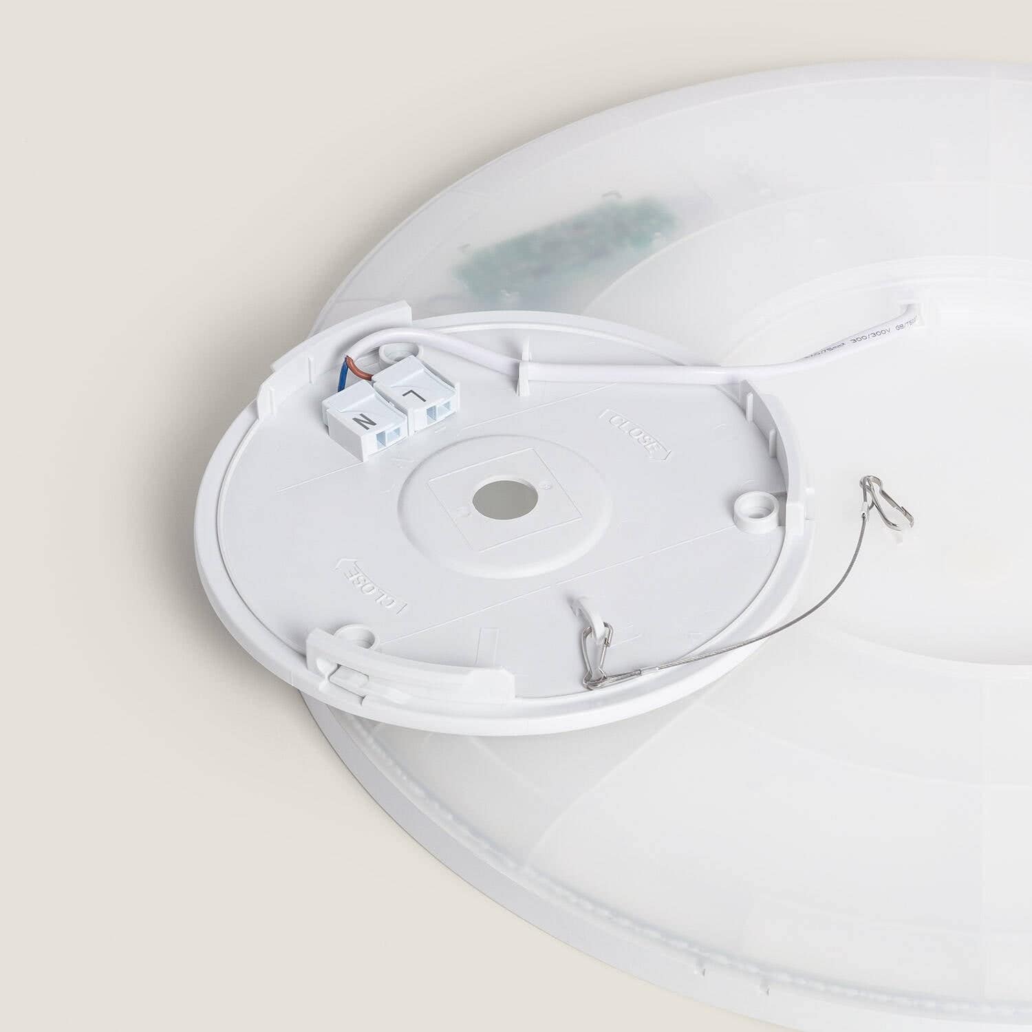Plafonnier LED Rond Variation par Paliers 3 Niveaux SwitchDimm 24W Double Face Ø420mm – Image 7