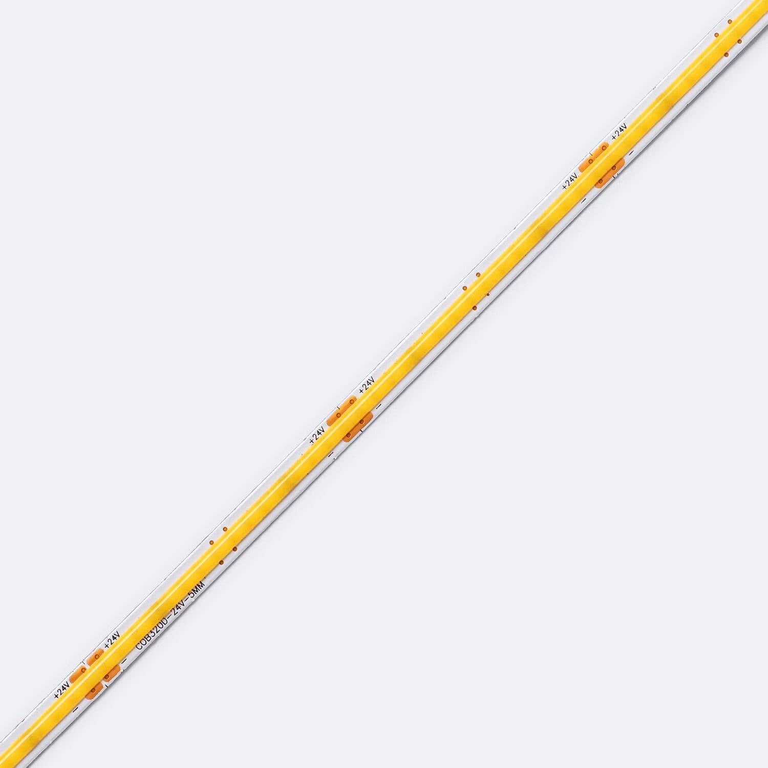 Ruban LED 24V COB 320 LED/m 5m 7W/m 840 lm/m Largeur 5mm Super Étroite Coupe 5 cm IP20 CRI90 – Image 2
