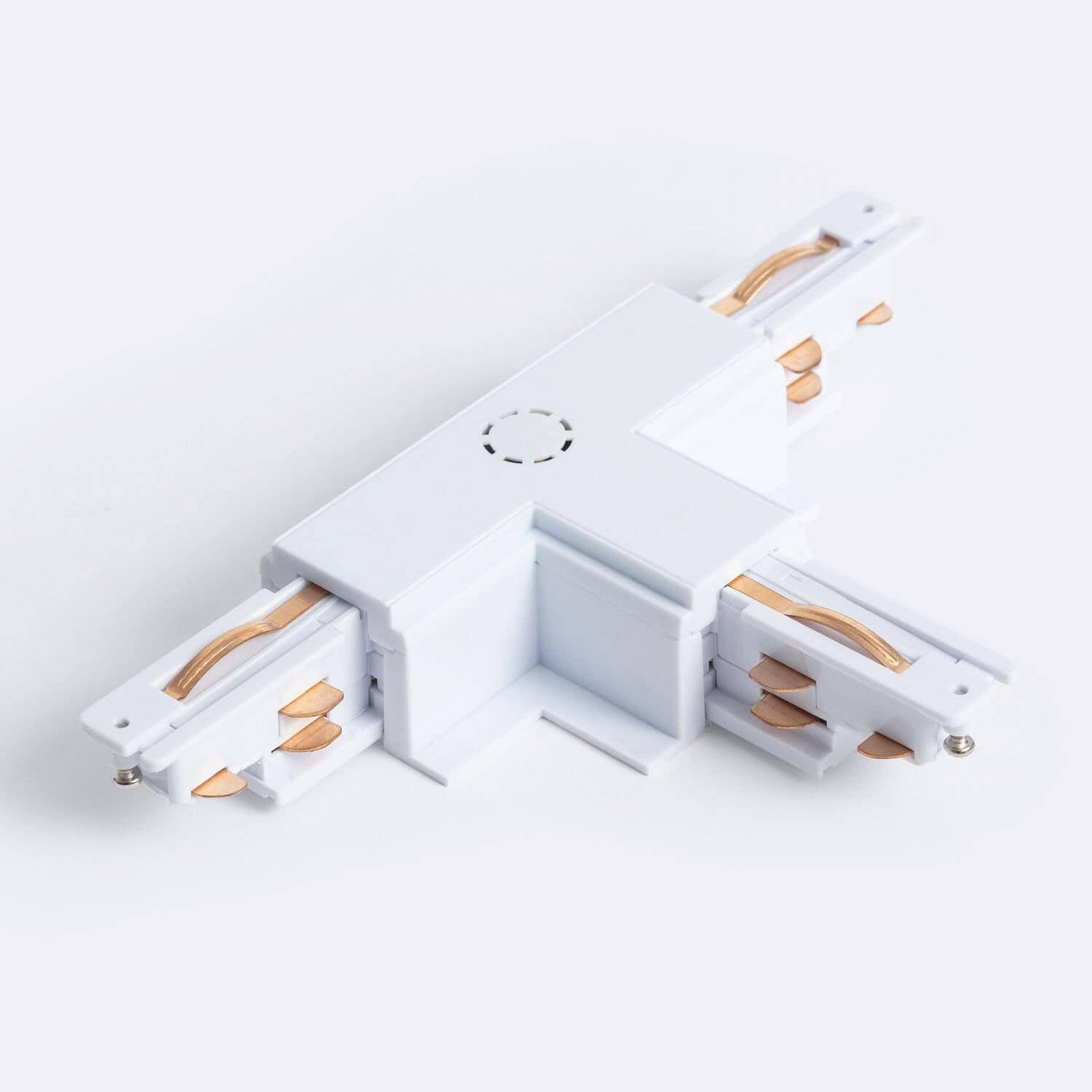 Connecteur 'Left Side' Type T pour Rail Triphasé DALI Track Encastré Aluminium