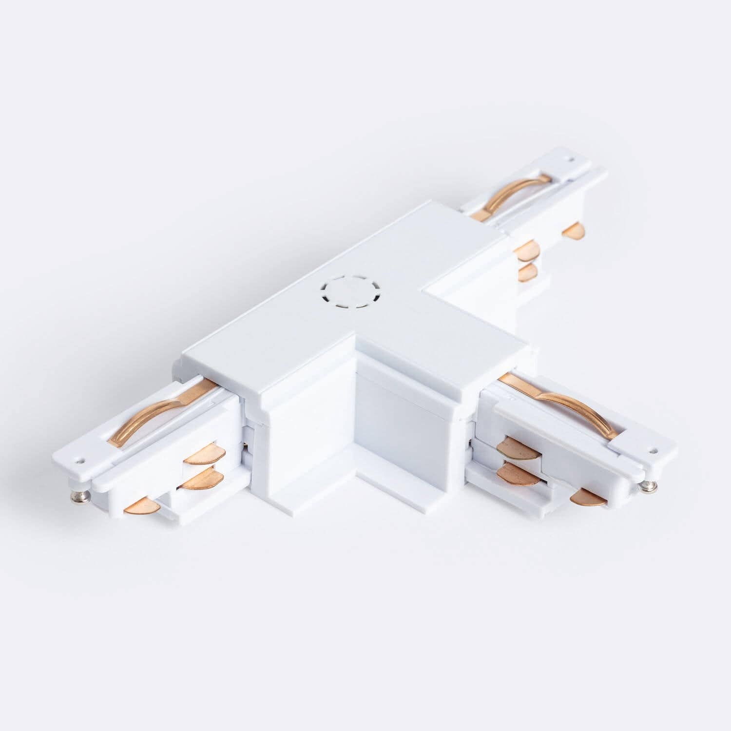 Connecteur 'Right Side' Type T pour Rail Triphasé DALI Track Encastré Aluminium