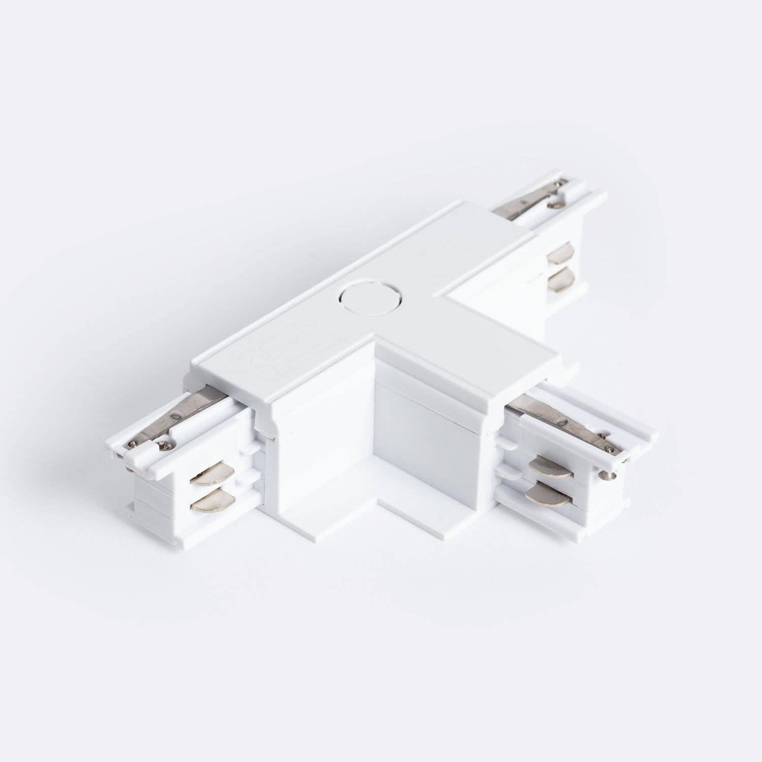 Connecteur “Right Side” Type T pour Rail Triphasé Borgia Encastré Aluminium